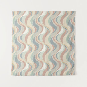 Abstract Wave Pattern Tapestry