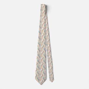 Abstract Wave Pattern Tie