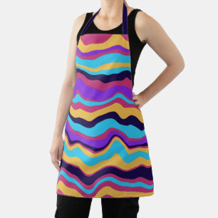 Abstract Waves Apron