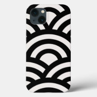 Abstract Waves, Arches, Black And White Lines