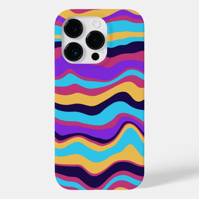 Abstract Waves Case-Mate iPhone Case (Back)