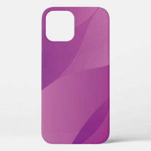 Abstract Waves. Futuristic Technology Style Backgr iPhone 12 Case