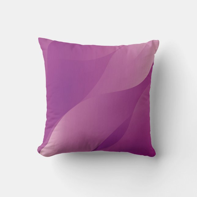 Abstract Waves. Futuristic Technology Style Backgr Cushion (Front)