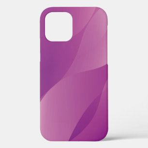 Abstract Waves. Futuristic Technology Style Backgr iPhone 12 Case
