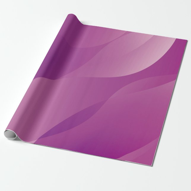 Abstract Waves. Futuristic Technology Style Backgr Wrapping Paper (Unrolled)