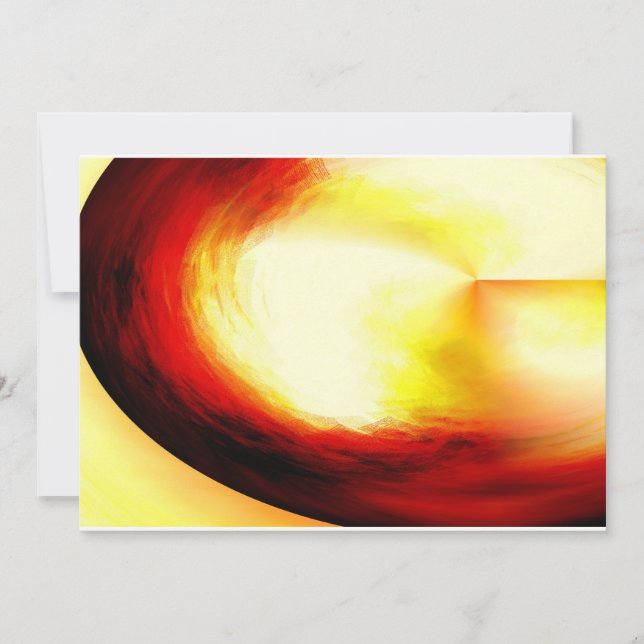 Abstract Waves Invitations (Front)