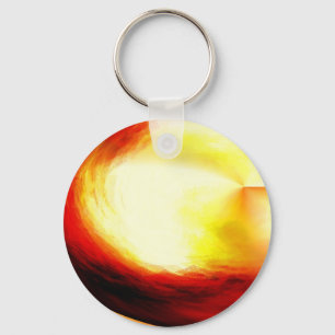 Abstract Waves Key Ring