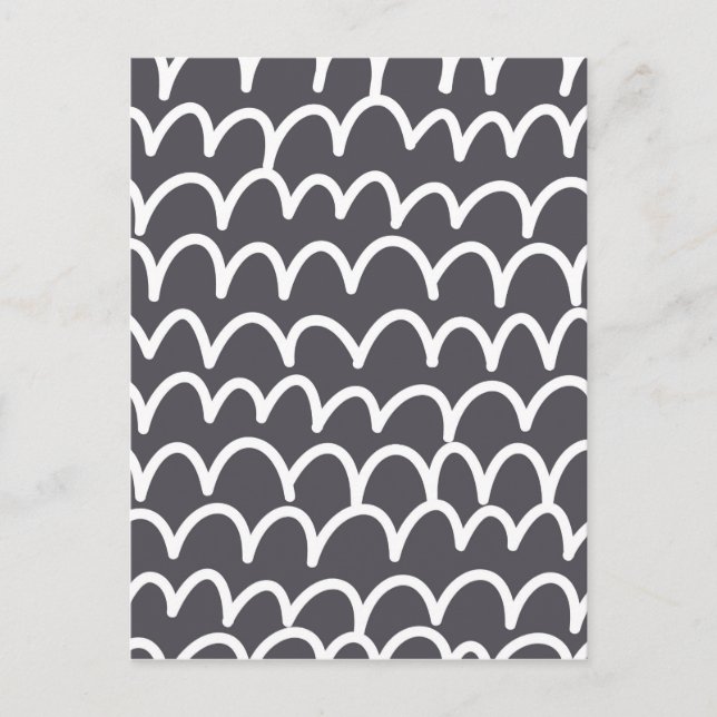 Abstract Waves Postcard (Front)