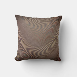Abstract Wavy Art Pillow