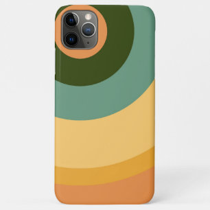 Abstract Wavy Colorful Retro iPhone 11 Pro Max Case