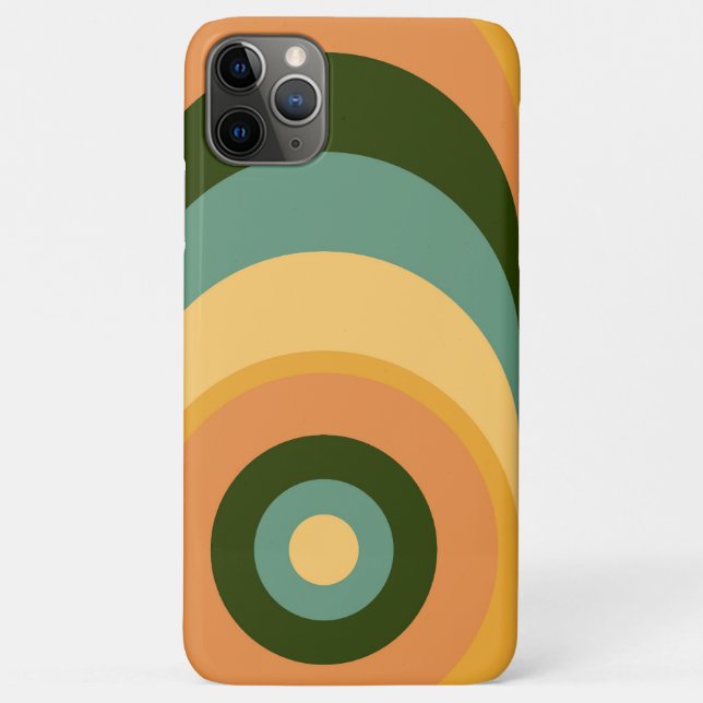 Abstract Wavy Colourful Retro #2 Case-Mate iPhone Case (Back)