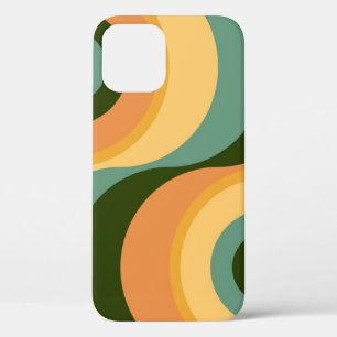 Abstract Wavy Colourful Retro #3 iPhone 12 Pro Case