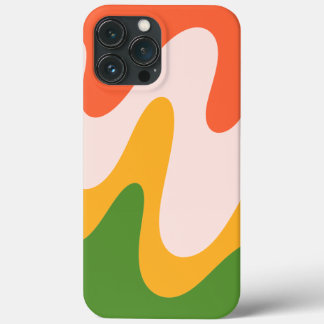 Abstract Wavy Fluid Shapes iphone 13 Pro Max case