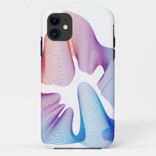 Abstract Wavy Lines Design iPhone 11 Case