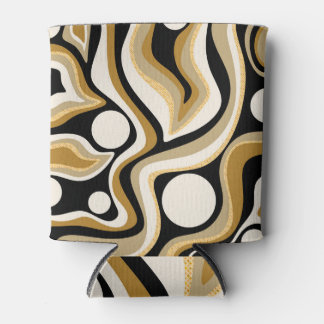 Abstract Wavy Lines Pattern Background Can Cooler