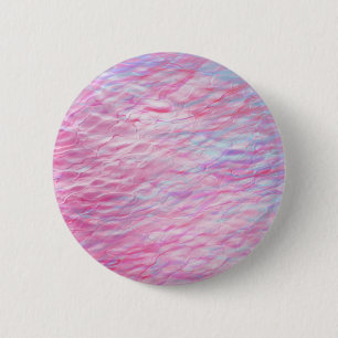 Abstract wavy pattern 6 cm round badge