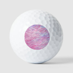 Abstract wavy pattern golf balls