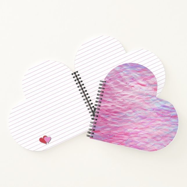 Abstract wavy pattern notebook (Inside)
