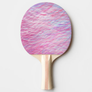 Abstract wavy pattern ping pong paddle