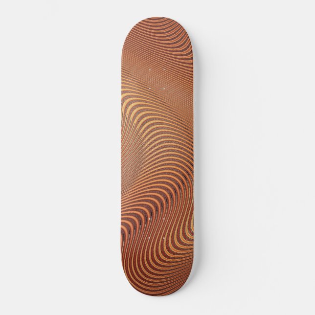 Abstract Wavy Skateboard (Front)