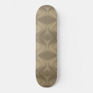 Abstract Wavy Striped Pattern Lines 6 Skateboard