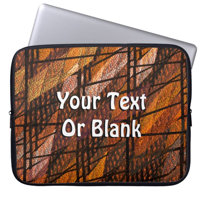 Abstract Weave Number 1 Laptop Sleeve (Front)