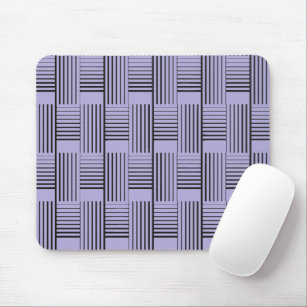 Abstract Weave On Purple Mouse Pad