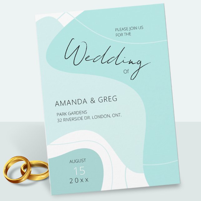 Abstract Wedding Invitation (Creator Uploaded)