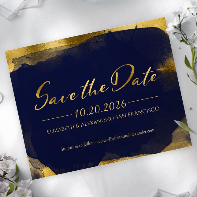 Abstract Wedding Save the Date Invitations | Photo (Creator Uploaded)