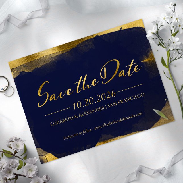 Abstract Wedding Save the Date Invitations | Photo (Creator Uploaded)
