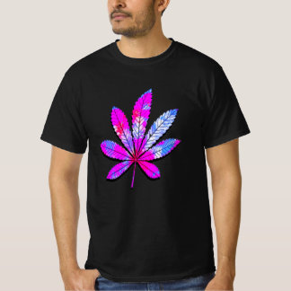 Abstract Weed Leaf T-Shirt