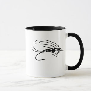 Abstract Wet Fly Lure Mug