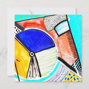 Abstract Wheel Holiday Card