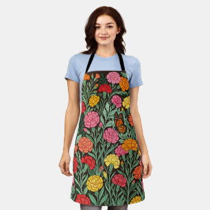 Abstract Whimsical Monarch Butterfly Apron