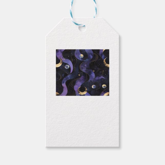 Abstract Whimsigoth Pattern Classic Gift Tags (Front)