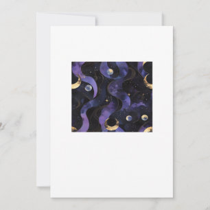 Abstract Whimsigoth Pattern Classic Holiday Card