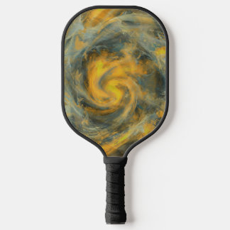 Abstract Whirlwind Swirling Pickleball Paddle