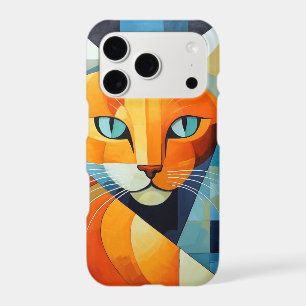 Abstract Whiskers: Orange Cat