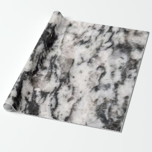 Abstract white and black blots pa passport holder wrapping paper