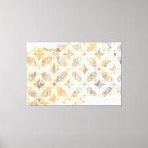 Abstract White, Grey, Orange, and Blue Pattern