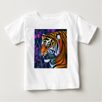 Abstract Wild Majestic Predator Tiger