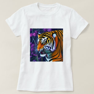 Abstract Wild  Majestic Predator Tiger T-Shirt