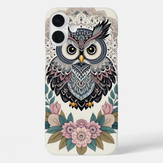 Abstract Wild Owl  Case-Mate iPhone Case (Back)
