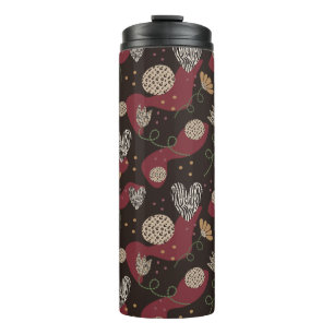Abstract wild seamless pattern  thermal tumbler