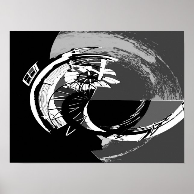 ABSTRACT WINDMILL 2 POSTER (Front)