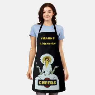 Abstract Wine Design add text, Apron