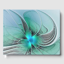 Abstract With Blue, Modern Fractal Art