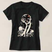 Abstract Woman Back Modern Graphic Art