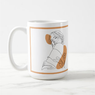 Abstract Woman on Mug