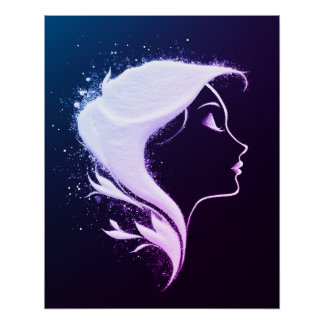 Abstract Woman Portrait Poster